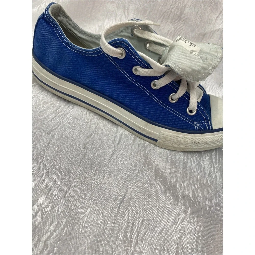 Blue Kids Converse Sneakers, Size 3 youth